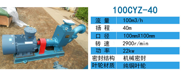 100CYZ-40自吸离心油泵 100CYZ-40自吸离心油泵